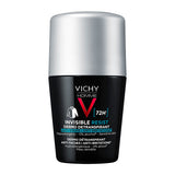 Vichy Homme Invisible Resist 72h αποσμητικό roll on κατά των λεκέδων και ερεθισμών