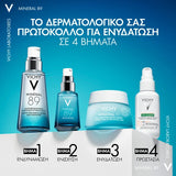 Vichy Mineral 89 48H Moisture Matte Sorbet - Δερματολογικό πρωτόκολλο ενυδάτωσης σε 4 βήματα