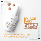 Vichy UV Age Daily Pigment SPF50 Medium αντηλιακό προσώπου με χρώμα κατά των κηλίδων και της φωτογήρανσης