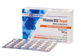 VioGenesis Vitamin B12 Depot 1000μg 30 δισκία - Βιταμίνη B12 (Μεθυλοκοβαλαμίνη) για Υποστήριξη του Νευρικού Συστήματος