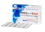 VioGenesis Vitamin K2 + D3 Depot 60 δισκία - Υψηλή Περιεκτικότητα σε Βιταμίνη K2 MK-7 και D3 4000 IU