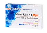 VioGenesis Vitamin K2 + Vitamin D3 Depot 60 tabs