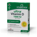 Vitabiotics Ultra Vitamin D 1000IU 96 Tablets – Συμπλήρωμα Διατροφής για το Ανοσοποιητικό και την Υγεία των Οστών
