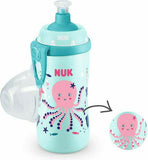 Nuk Junior Cup Chameleon Παγουράκι που Αλλάζει Χρώμα με Καπάκι Push-Pull 18m+ Ροζ Χταπόδι, 300ml