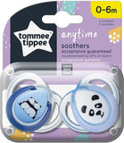 Tommee Tippee Anytime Πιπίλες Σιλικόνης 0-6m Μπλε 2 Τεμάχια (43335402)