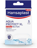 Hansaplast Aδιάβροχα και Αποστειρωμένα Αυτοκόλλητα Επιθέματα Aqua Protect XL 6x7cm 5τμχ