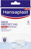 Hansaplast Aδιάβροχα και Αποστειρωμένα Αυτοκόλλητα Επιθέματα Aqua Protect XXL 8x10cm 5τμχ