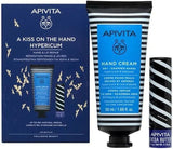Apivita Promo A Kiss On The Hand Hypericum Κρέμα Χεριών 50ml & Lipcare Cocoa Butter 4.4g