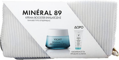 VICHY Mineral 89 72H Moisture Boosting Cream 50ml ΔΩΡΟ Γαλάκτωμα Καθαρισμού 3 σε 1 100ml