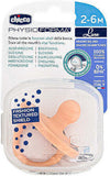 Chicco Πιπίλα Physio Forma Soft Luxe Όλο Σιλικόνη Orange 2-6m