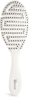 IDC Institute Natural Fibers Round Brush Λευκή