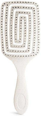 IDC Institute Natural Fibers Paddle Brush Λευκή