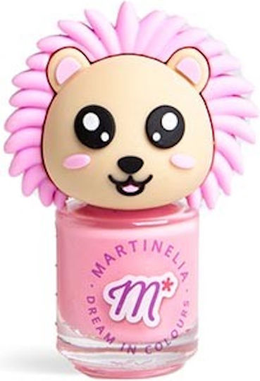 Martinelia My Best Friends Nail Polish Παιδικό Βερνίκι Νυχιών Ροζ Σκαντζοχοιράκι 3ml