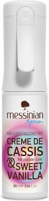 Messinian Spa Creme De Cassis & Sweet Vanilla Hair & Body Fragrance Mist 90ml