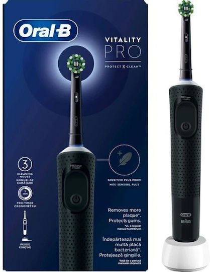 Oral-B Vitality Pro Ηλεκτρική Οδοντόβουρτσα Black
