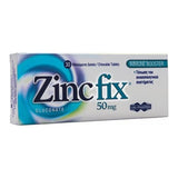 Zinc Fix 50mg 30 Μασώμενα Δισκία