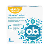 O.B. Ultimate Comfort Normal 8 Tampons