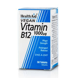 Health Aid Vitamin B12 (Cyanocobalamin) Tablets 50