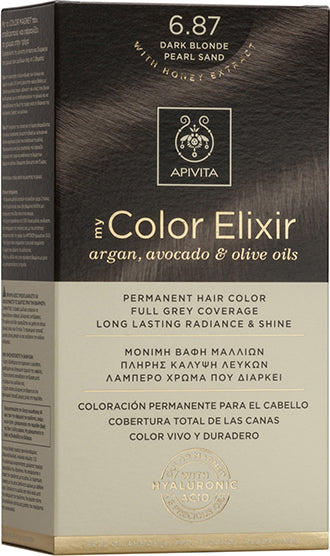 Apivita My Color Elixir 6.87 Ξανθό Σκούρο Περλέ