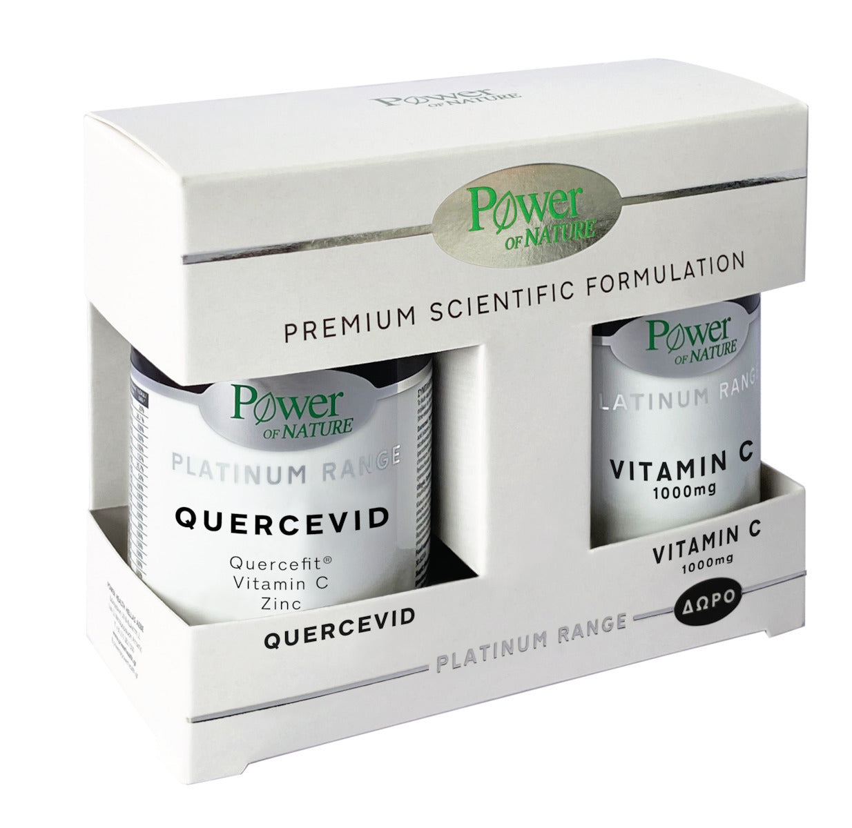 Power Of Nature Platinum Range Quercevid Συμπλήρωμα για την Ενίσχυση του Ανοσοποιητικού 30 κάψουλες + Vitamin C 1000mg 20 ταμπλέτες