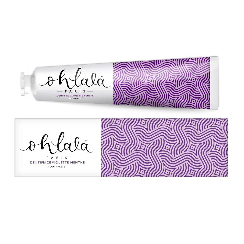 Ohlala Οδοντόκρεμα κατά της Πλάκας Violet & Mint 75ml