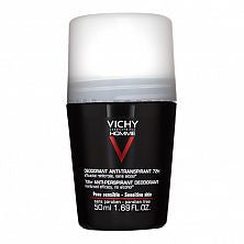 Vichy Homme Deodorant Bille Αποσμητικό Κατά Της Εφίδρωσης 72 Ώρες Προστασίας