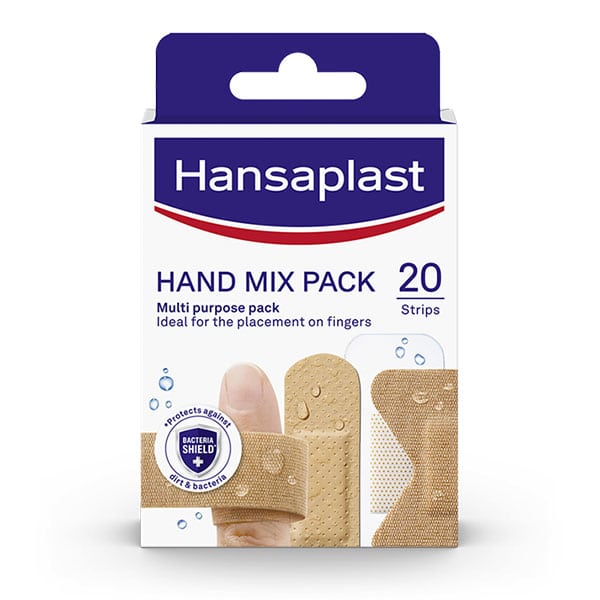 Hansaplast Hand Mix Pack 20 Strips