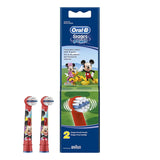ORAL-B Stages Power Kids Mickey Extra Soft Ανταλλακτική Κεφαλή Ηλεκτρικής Οδοντόβουρτσας Για Παιδιά Από 3 ετών 2 τμχ