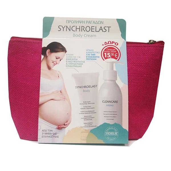Synchroline Synchroelast Body Cream 200ml & Δώρο Cleancare Intimo 200mL