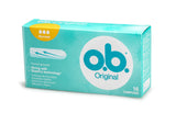 O.B. Original Curved Grooves Normal Tampons για Κανονική Ροή 16τμχ