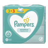 Pampers Sensitive Μωρομάντηλα  6x52 Τεμάχια