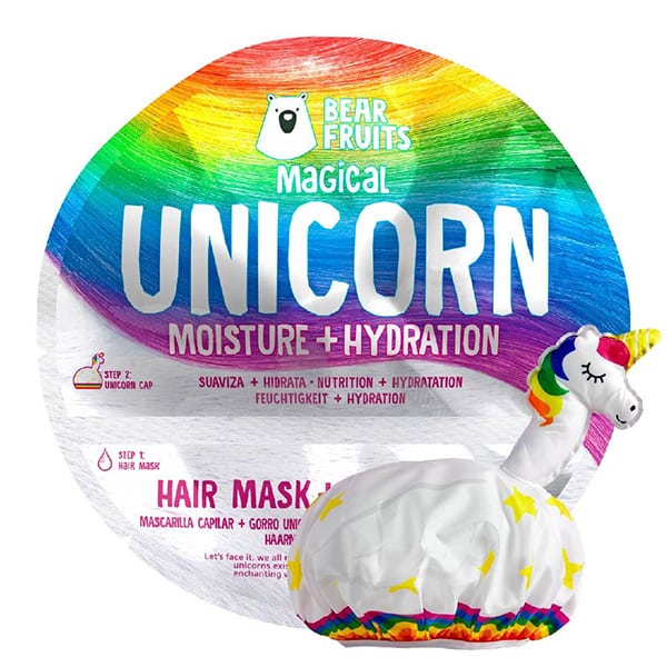 Bear Fruits Magical Unicorn Moisture & Hydration Hair Mask 20ml + Unicorn Cap