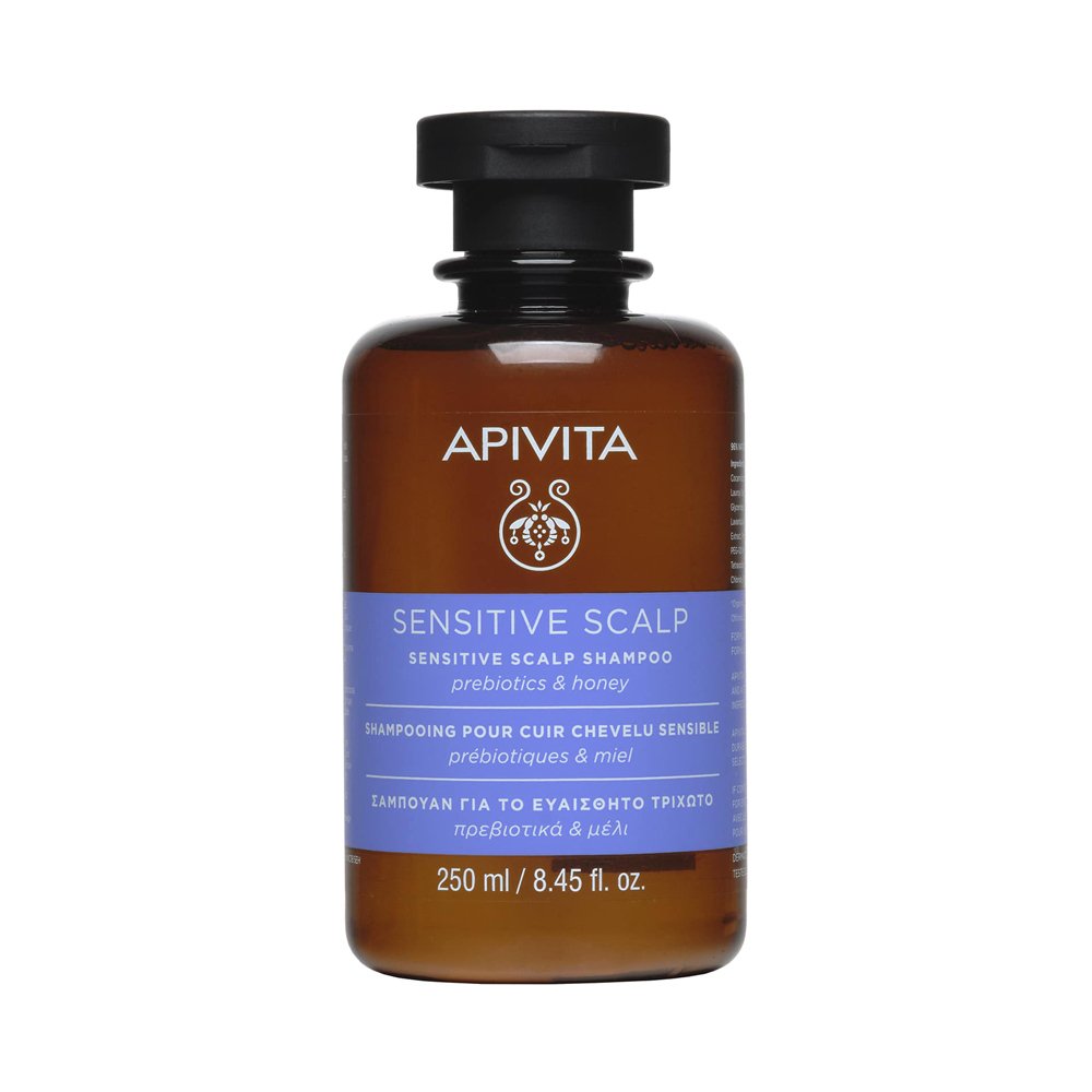 Apivita Sensitive Scalp Shampoo Σαμπουάν για το Ευαίσθητο Τριχωτό με Πρεβιοτικά & Μέλι 250ml