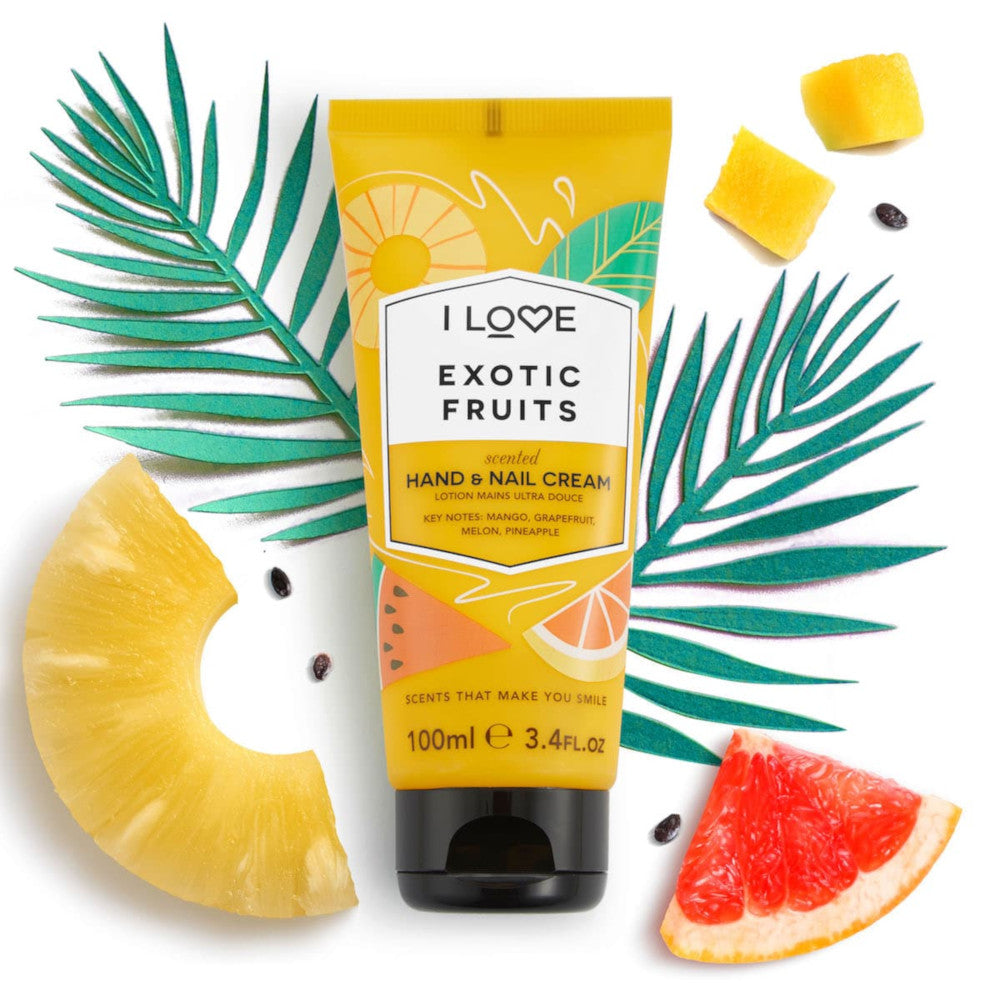 I Love Cosmetics Exotic Fruits Scented Hand & Nail Cream 100mL