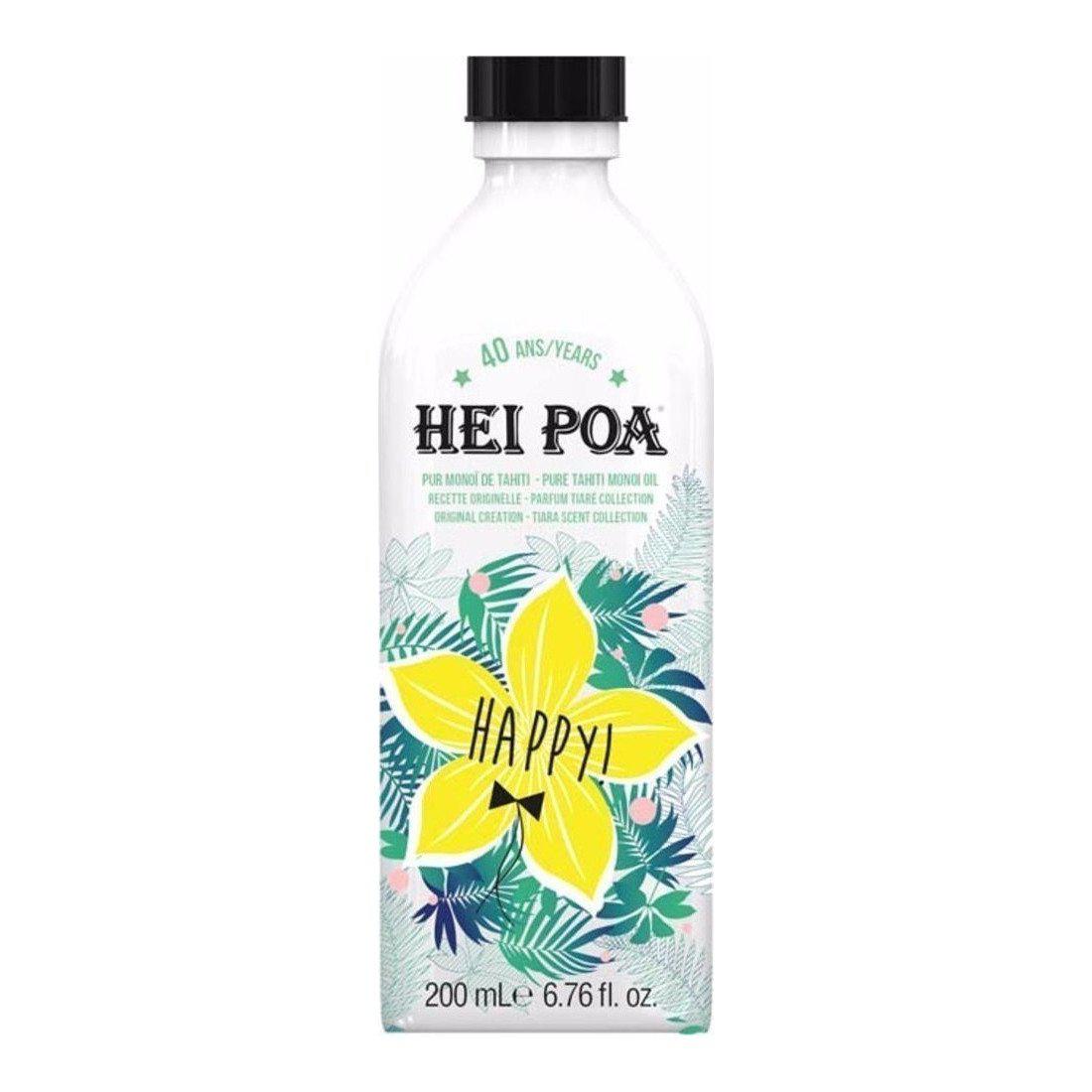 Hei Poa Happy Monoi Oil Tiare Limited Edition 40 Years 100mL