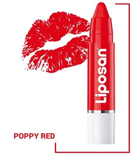 Liposan Crayon Lip Balm με Χρώμα Poppy Red 3gr