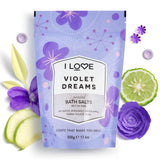 I Love Cosmetics Violet Dreams Scented Bath Salts 500gr