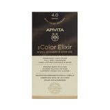 Apivita My Color Elixir 4.0 Φυσικό Καστανό - Brown Με έλαια άργκαν, αβοκάντο & ελιάς