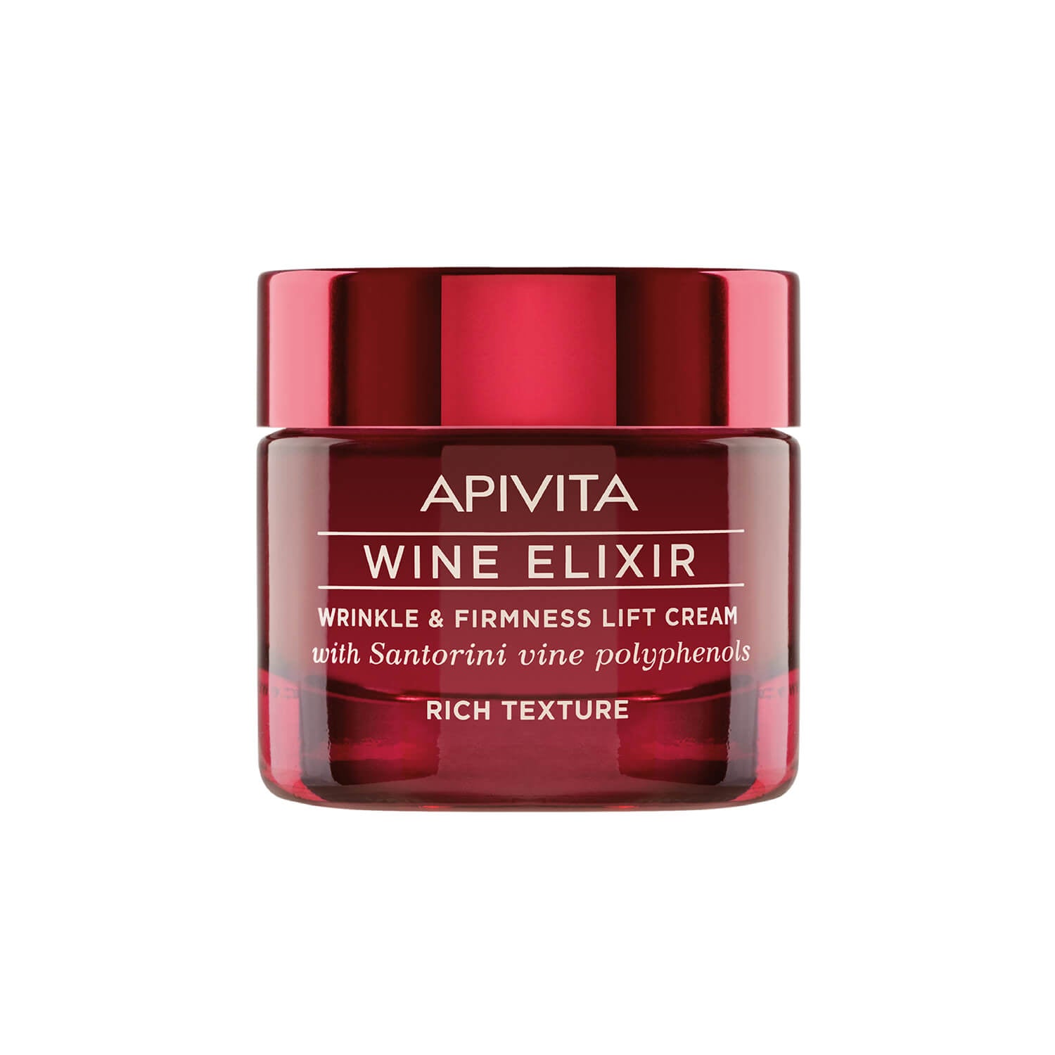 Apivita Wine Elixir Wrinkle & Firmness Lift Cream Rich Texture 50mL