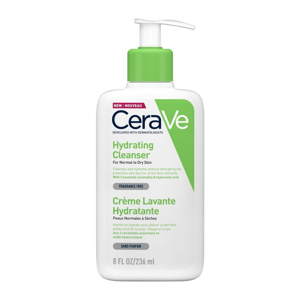 CeraVe Hydrating Cleanser Κρέμα Καθαρισμού για Κανονική έως Ξηρή Επιδερμίδα 236mL