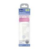 Chicco Γυάλινο Well Being Μπουκάλι 0m+ Pink 240mL - Συσκευασία Προϊόντος