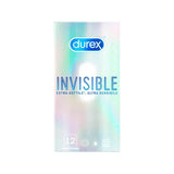 Durex Προφυλακτικά Invisible Extra Thin 12τμχ