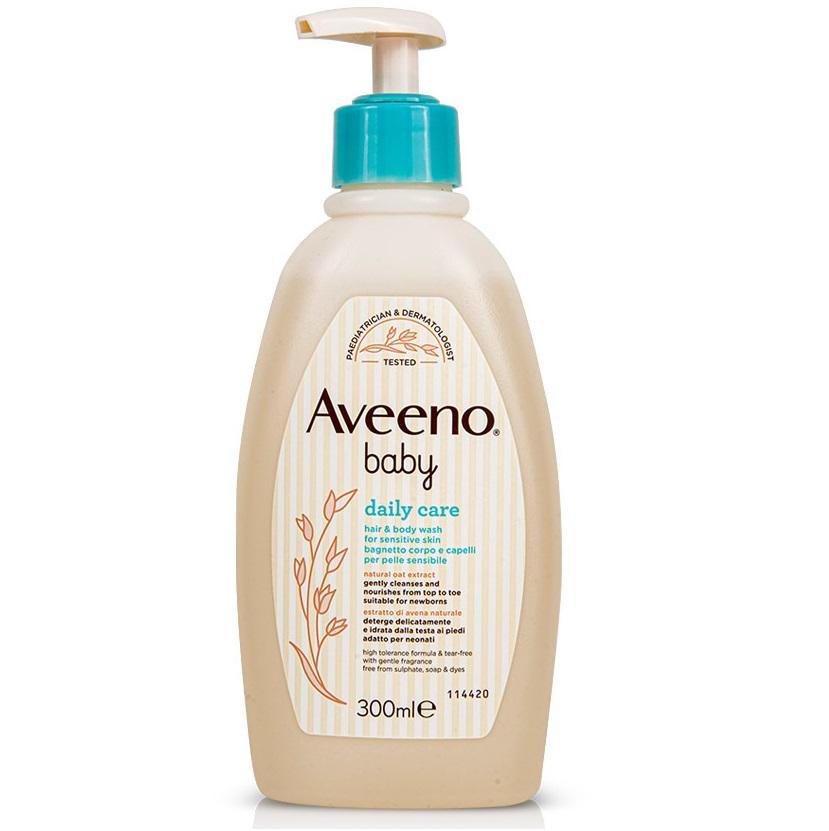Aveeno Baby Daily Care Hair & Body Wash For Sensitive Skin 300ml