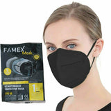 FAMEX Mask Μάσκα FFP2 NR Αναδιπλούμενη 5 Στρωμάτων Υψηλής Προστασίας Μαύρη 1 Τεμάχιο - EN 149:2001+A1:2009 - Παρουσίαση