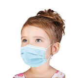 OEM Παιδικές Μάσκες Μιας Χρήσης 3ply Γαλάζιες 50τμχ - EN14683:2019
