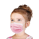 OEM Παιδικές Μάσκες Μιας Χρήσης 3ply ροζ 50τμχ - EN14683:2019