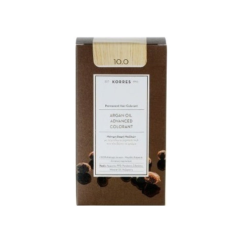 Korres Argan Oil Advanced Colorant 10.0 Ξανθό Πλατίνας 50ml