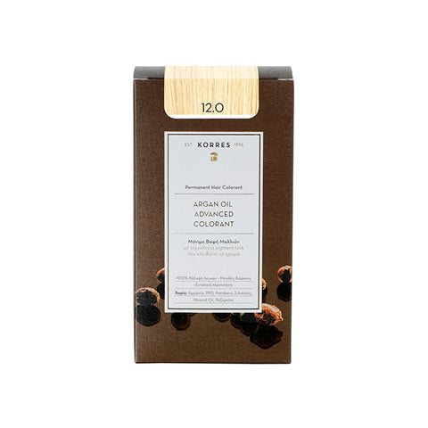 Korres Argan Oil Advanced Colorant 12.0 Ξανθό Special Blonde 50ml