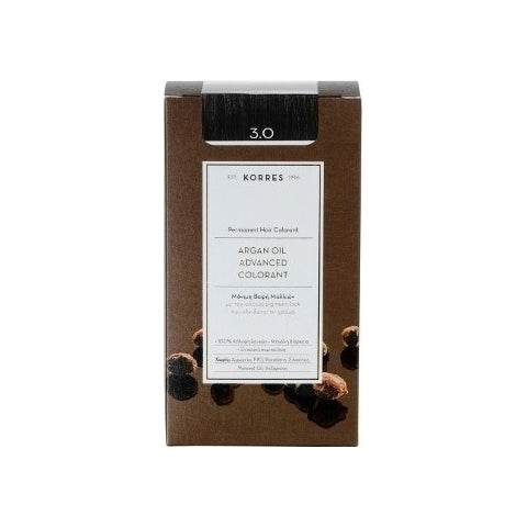 Korres Argan Oil Advanced Colorant 3.0 Καστανό Σκούρο 50ml