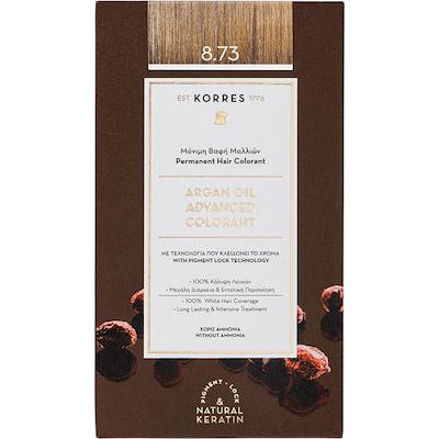 Korres Argan Oil Advanced Colorant 8.73 Χρυσή Καραμέλα 50ml